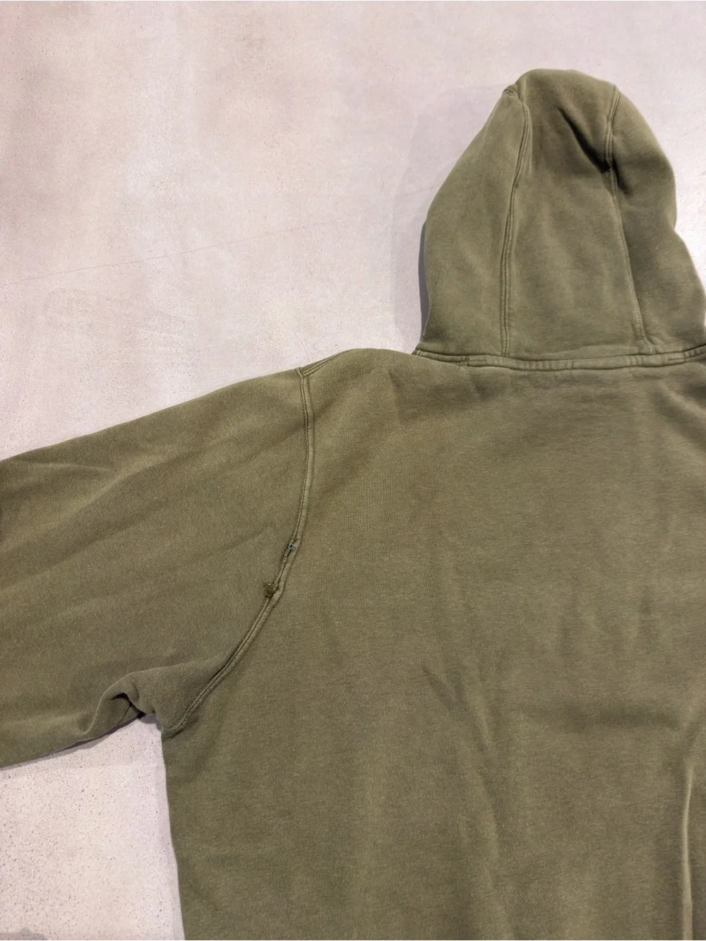Nike Olive Green Hoodie with White Logo